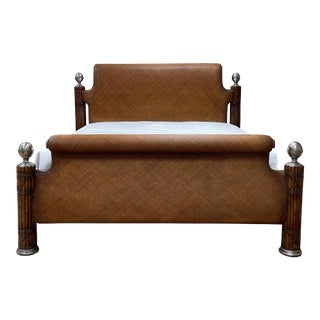 Thomasville Ernest Hemingway King Size Kilimanjaro Bedframe For Sale