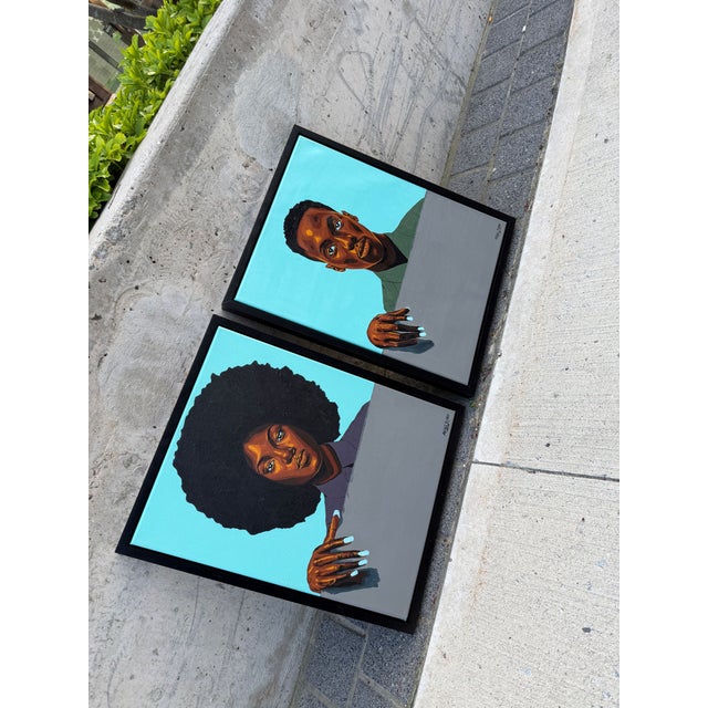 The Silent Guarde, 2, Acrylic Painting by Emmanuel Akolo. (2026) For Sale - Image 9 of 12