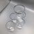 Crystal Platinum Rim Dorothy Thorpe Tumblers-Set of 5 For Sale - Image 9 of 12