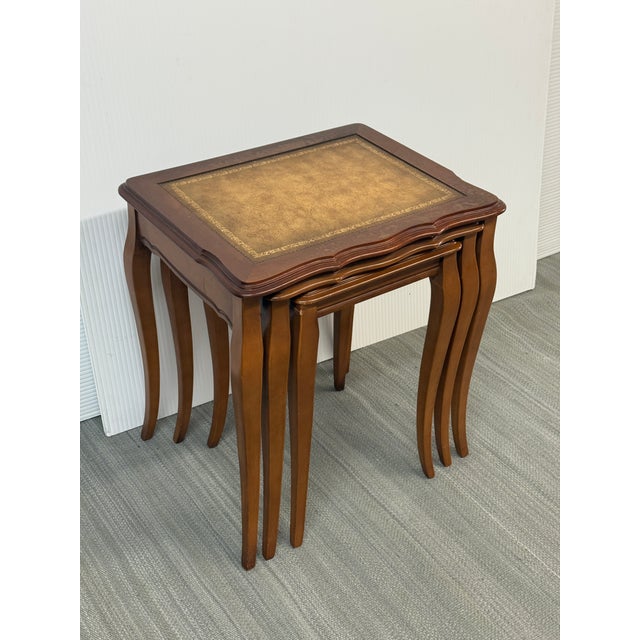 Vintage the Cabinet Room Nesting Tables, Set of Three For Sale - Image 4 of 12