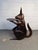 1990s Unique Copper Kangaroo Side Table For Sale - Image 4 of 12