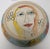 Figurative Hand Painted Ceramic Bowl, “Flower Child” For Sale - Image 3 of 4