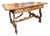 Italian Baroque-Style Writing or Side Table in Walnut, 19th Century For Sale