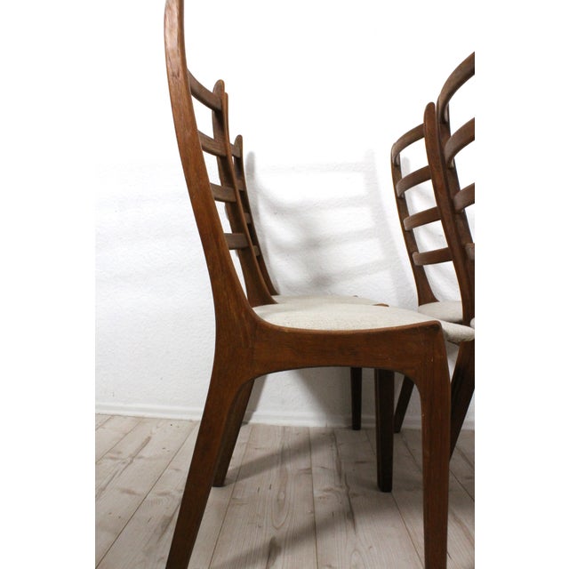 Teak Dining Chairs from KS Møbler, 1960s, Set of 4 For Sale - Image 4 of 13
