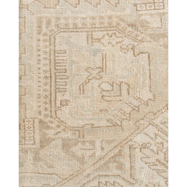 Antique Heriz Area Rug 10ft 8in X 13ft 5in For Sale - Image 10 of 10