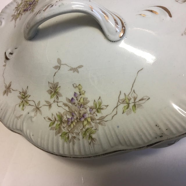 Cook & Hancock Porcelain Serving Dish & Lid Chairish