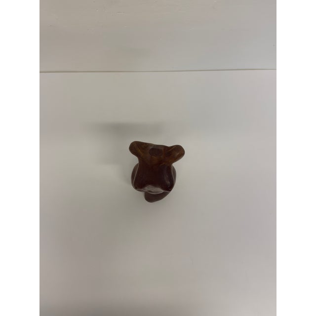 Hand Carved Female Torso Sculpture, 1960s For Sale - Image 9 of 14