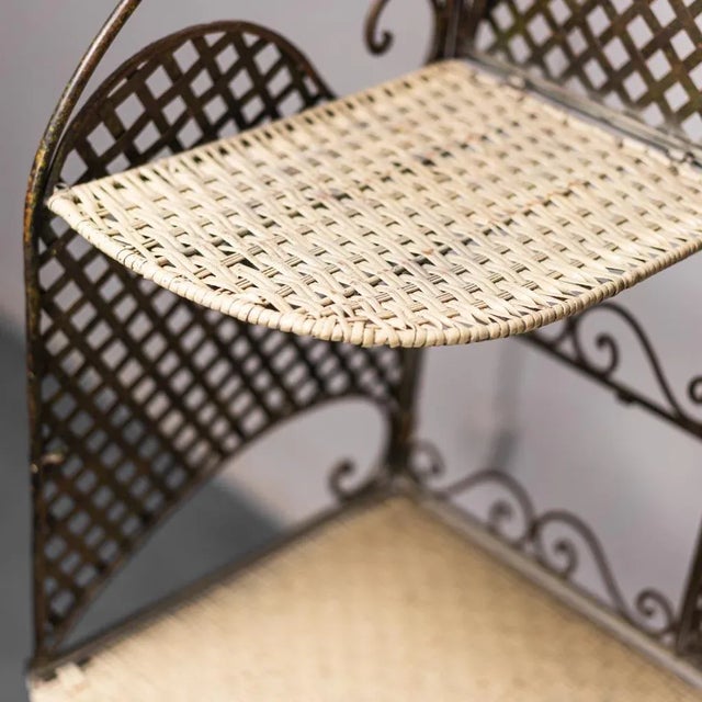 Vintage Wrought Iron Dressing Table, 1950s For Sale - Image 11 of 16