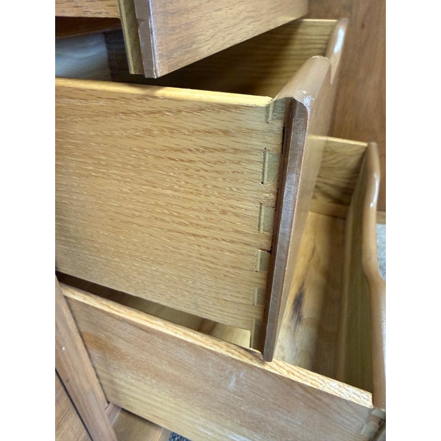1960s Mid Century Modern Walnut 9 Drawer by United Furniture Company For Sale - Image 5 of 11