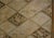 1930s Beige Cream Trellis-Lattice Folk Art Antique American Hooked Small Rug For Sale - Image 9 of 15