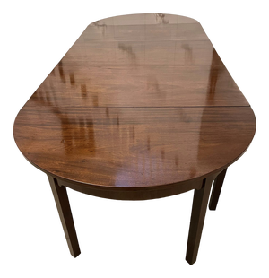 Large Antique George III Figured Mahogany Metamorphic Dining Table, 1800s