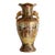 Vintage Royal Satsuma-Style 24" Porcelain Floor Vase – Gold Gilt & Dragon Handles For Sale
