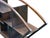 Large Size Chinese Dark Brown Fan Shape Display Curio Stand Easel For Sale - Image 11 of 12