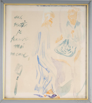 Watercolours, 1990, Framed, Set of 3