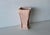 1940s Art Deco McCoy Pink Glazed Ceramic Wing Vase Vintage For Sale - Image 10 of 15
