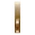 Modern 14.5 In. Polished Brass Commercial Door Pull For Sale