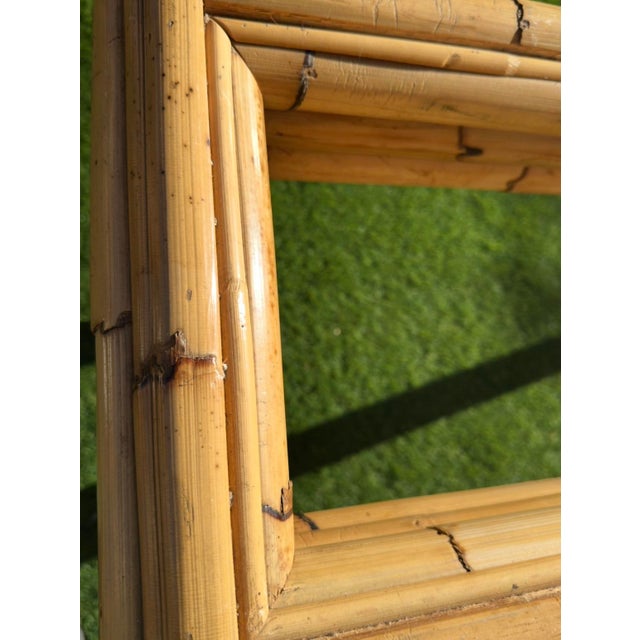 Vintage Bamboo Console Table from Vivai Del Sud, Italy, 1970s For Sale - Image 6 of 10