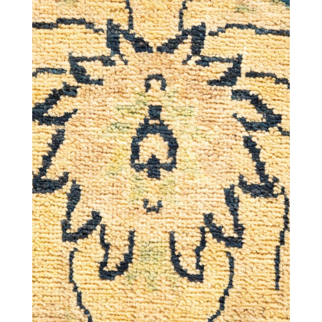 Traditional Eclectic Hand-Knotted Area Rug - Light Blue, 5' 0" x 7' 10" For Sale - Image 3 of 8