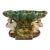 Late 20th Century Majolica Style Bunny Rabbit Compote From Three Hands Corp For Sale