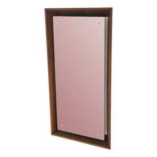 Scandinavian Mirror in Rosewood, 1960 For Sale