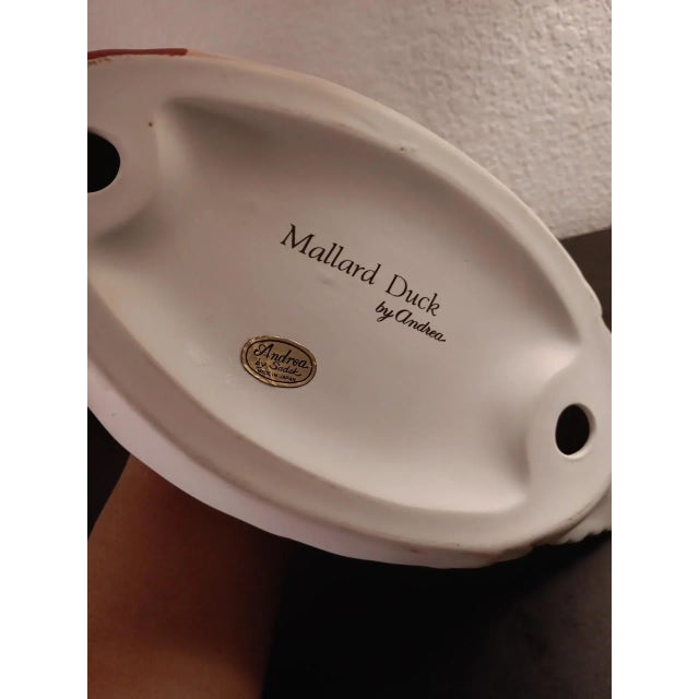 1970s Andrea by Sadek Mallard Duck Decoy Figurine For Sale - Image 9 of 9