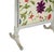 French Louis XVI Style White & Gilt Fire Screen With Floral Fabric, 20th C For Sale - Image 12 of 16