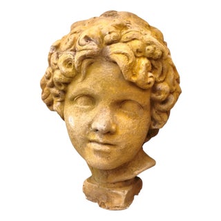Imitation Stone Childs Head, 1960s For Sale