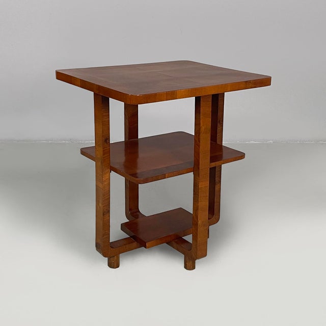 Art Deco Italian Wood Coffer Table with Double Rectangular Top, 1930s For Sale - Image 16 of 16