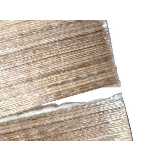 Italian Textured Silk Wallpaper, 2 Double Rolls/16 Yards For Sale - Image 12 of 13