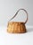 Vintage Wicker Carrying Basket For Sale - Image 4 of 9