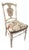 Vintage Neoclassical Style Chair in Wood For Sale