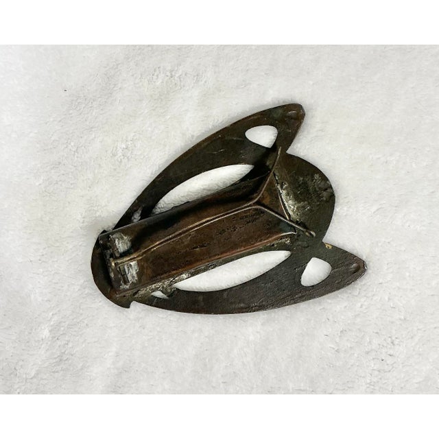 Antique Art Nouveau Photo Frame in Pewter With Postcard Insert, 1900s For Sale In Greenville, SC - Image 6 of 12