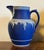Antique 19th Century Wedgwood Dark Blue Jasperware Pitcher Circa 1863 For Sale - Image 13 of 18