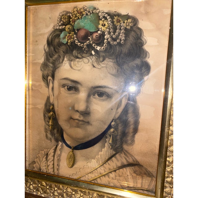 Europe . Late 19th Century Ornate gilded frames like this one were popular during the Victorian and Edwardian eras,...