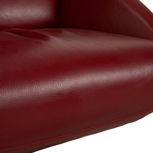 Mate Armchair in Leather from FSM For Sale - Image 4 of 13