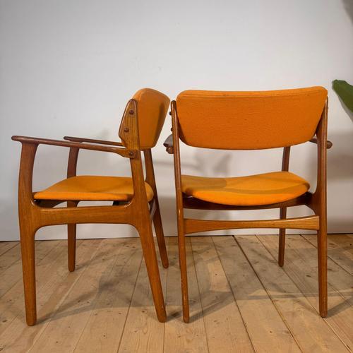 Vintage Armchairs by Erik Buch, 1960s, Set of 6 For Sale - Image 5 of 8