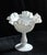 Mid 20th Century Vintage Fenton White Milk Glass Hobnail Compote With 11 Oversized Murano Style Hand-Blown Art Glass Candies – 12 Piece Set For Sale - Image 5 of 8