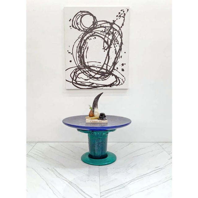 This table is absolutely stunning! A mushroom table, hand crafted by pop artist Louis Durot. This post modern piece of art...