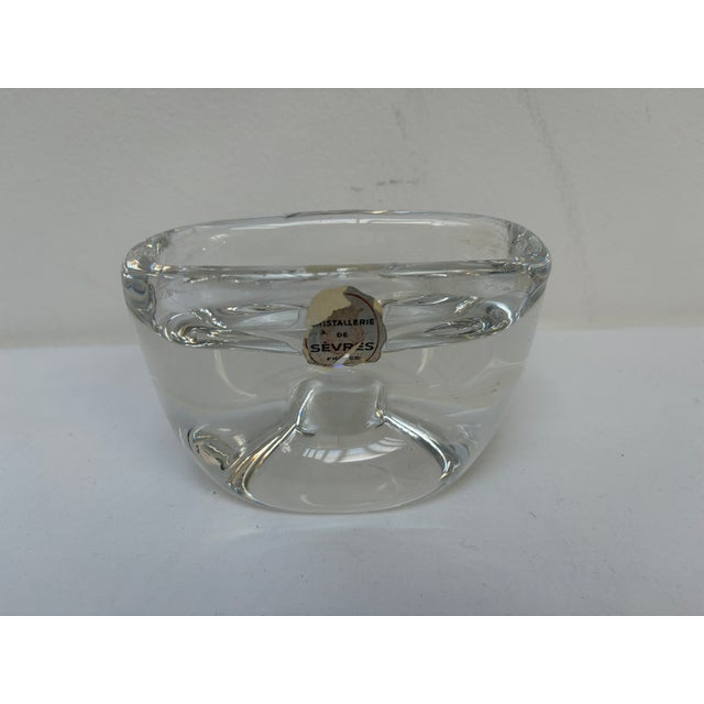 French Crystal Bowl from Cristallerie De Sèvres, 1960s For Sale - Image 6 of 6