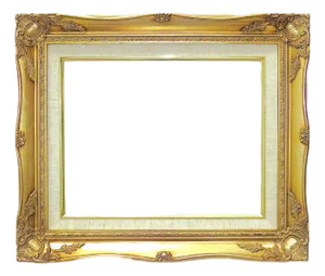 Vintage Gilt Wood Picture Frame Fits 11" X 14" Rabbet Opening