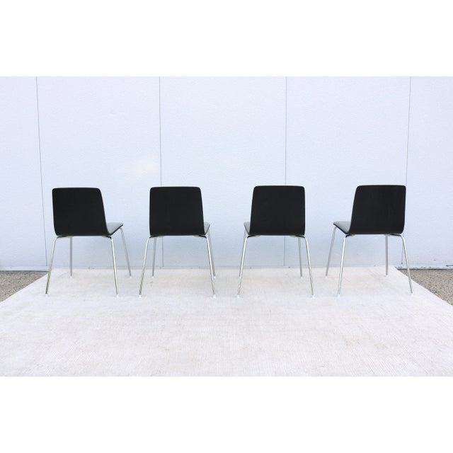 2020s Italian Modern Antti Kotilainen for Arper Aava Stackable Dining Chairs - Set of 4 For Sale - Image 5 of 12