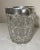 Large Antique Silverplate Cut Crystal Glass Champagne Wine Chiller Ice Bucket For Sale - Image 9 of 12