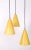 Mid-Century Modern Yellow Pendant Lamp in Aluminum, 1960s For Sale - Image 3 of 7
