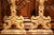 Rococo Pair of 19th Century Italian Baroque Giltwood Church Reliquary Mirrors For Sale - Image 3 of 10