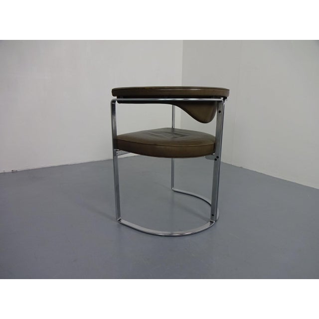 Model 6911 Armchair in Leather by Horst Brüning for Kill International, Germany, 1968 For Sale - Image 6 of 15
