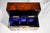 Stunning 19th Century Antique Victorian English Burl Wood 3-Decanter Box With Bramah Lock & Cut Crystal Decanter Luxury Home Decor Barware For Sale - Image 4 of 18