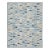Swedish Geometric Rug by Celerie Kemble for Chairish in Sky, 9'x12' For Sale
