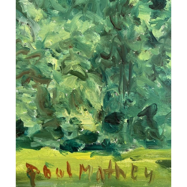 Modern Paul Mathey, Printemps, Oil on Canvas For Sale - Image 3 of 11