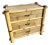 Vintage Boho Chic Chunky Bamboo Chest of Drawers For Sale