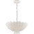 Hampton Medium Chandelier in Plaster White Designer: AERIN Canopy: 6" Round Mounting: Chain Shade Detail: No Option...
